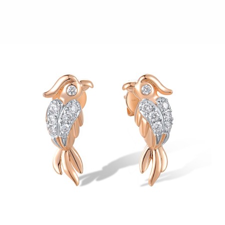 14KRW Earrings Diamond (E318408DIA14KRW)