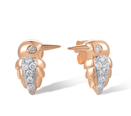 14KRW Earrings Diamond (E318409DIA14KRW)