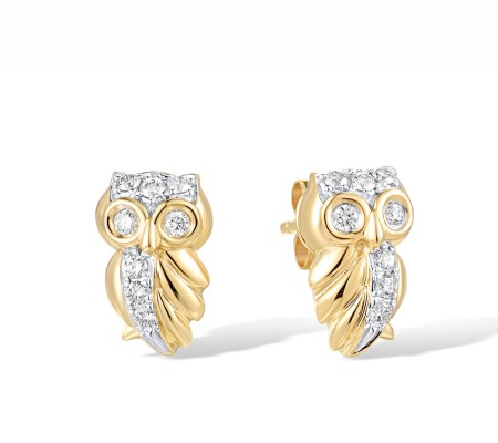 14KYW Earrings Diamond (E318410DIA14KYW)