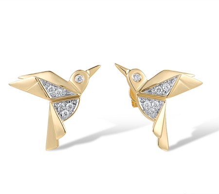 14KYW Earrings Diamond (E318411DIA14KYW)