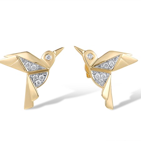 14KYW Earrings Diamond (E318411DIA14KYW)