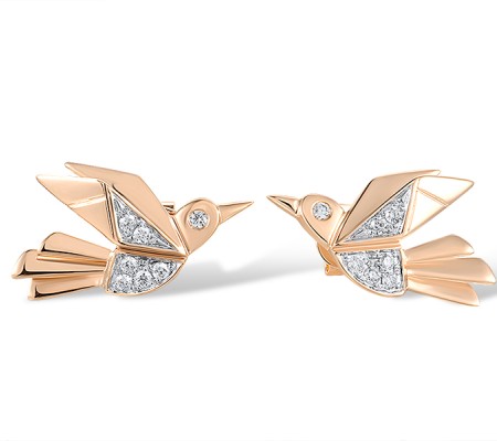 14KRW Earrings Diamond (E318412DIA14KRW)