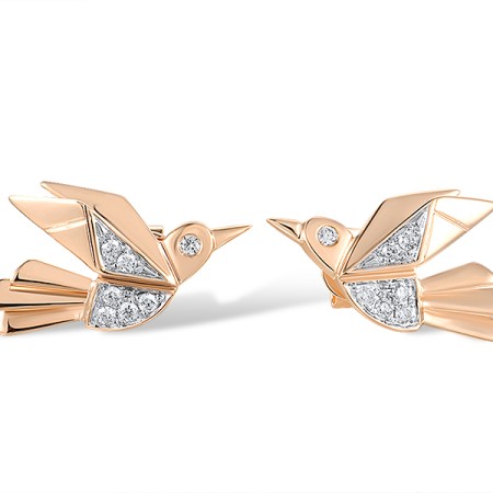 14KRW Earrings Diamond (E318412DIA14KRW)