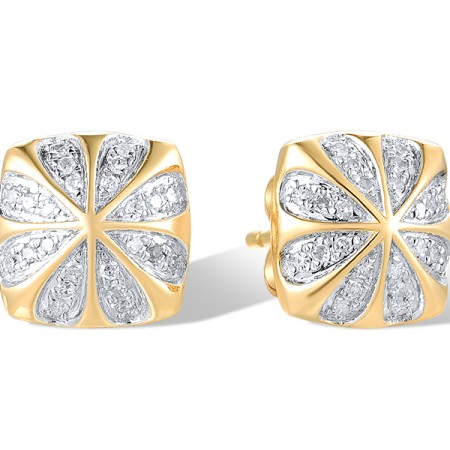 14KYW Earrings Diamond (E318501DIA14KYW)