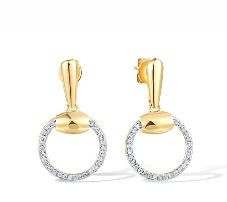 14KYW Earrings Diamond (E318549DIA14KYW)