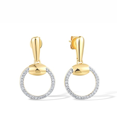 14KYW Earrings Diamond (E318549DIA14KYW)