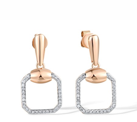 14KRW Earrings Diamond (E318550DIA14KRW)