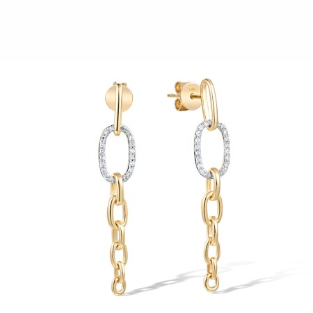 14KYW Earrings Diamond (E318578DIA14KYW)