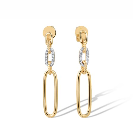 14KYW Earrings Diamond (E318579DIA14KYW)