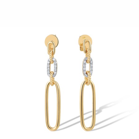 14KYW Earrings Diamond (E318579DIA14KYW)
