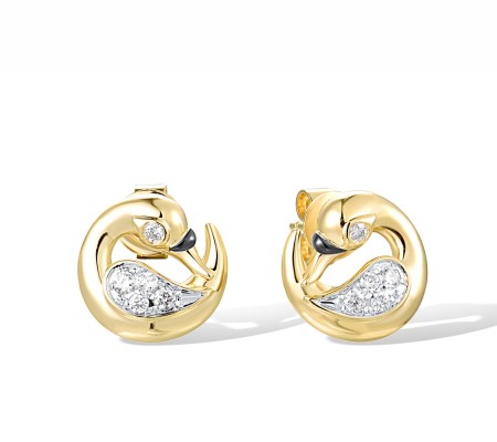14KYWB Earrings Diamond (E318587DIA14KYWB)