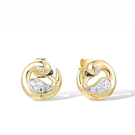 14KYWB Earrings Diamond (E318587DIA14KYWB)