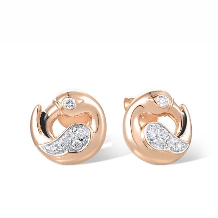 14KRWB Earrings Diamond (E318588DIA14KRWB)