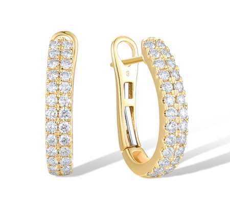 14KY Earrings Diamond (E318705DIA14KY)