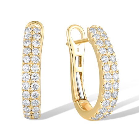 14KY Earrings Diamond (E318705DIA14KY)