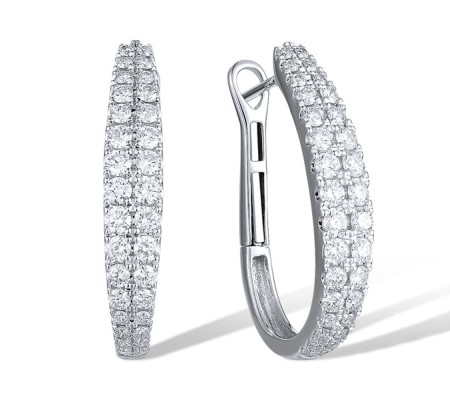 14KW Earrings Diamond (E318708DIA14KW)