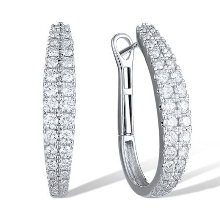 14KW Earrings Diamond (E318708DIA14KW)