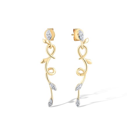 14KYW Earrings Diamond (E318714DIA14KYW)