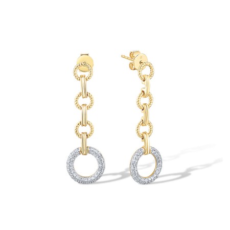 14KYW Earrings Diamond (E318723DIA14KYW)