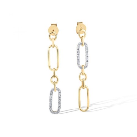 14KYW Earrings Diamond (E318725DIA14KYW)
