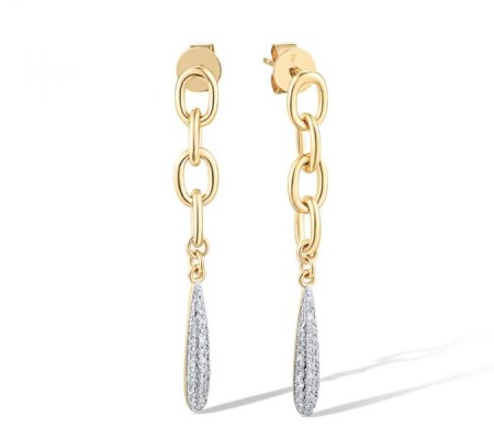 14KYW Earrings Diamond (E318726DIA14KYW)