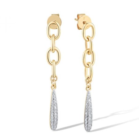 14KYW Earrings Diamond (E318726DIA14KYW)