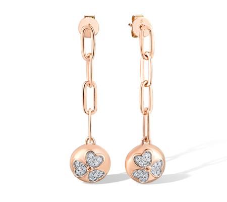 14KRW Earrings Diamond (E318728DIA14KRW)