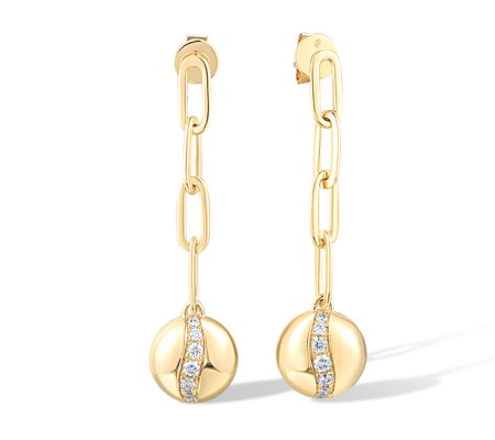 14KY Earrings Diamond (E318729DIA14KY)