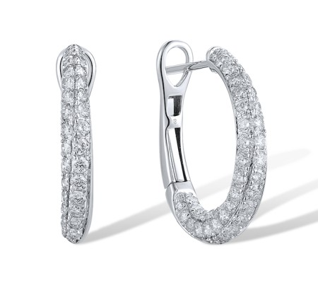 14KW Earrings Diamond (E318771DIA14KW)