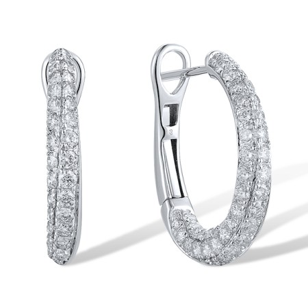 14KW Earrings Diamond (E318771DIA14KW)