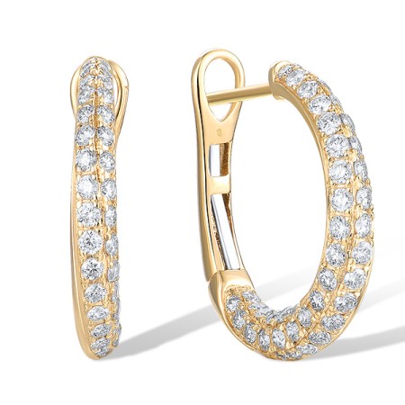 14KY Earrings Diamond (E318771DIA14KY)