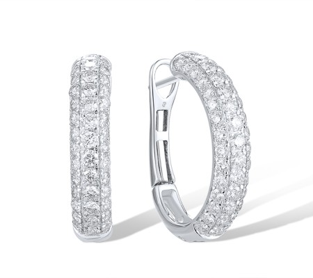 14KW Earrings Diamond (E318773DIA14KW)
