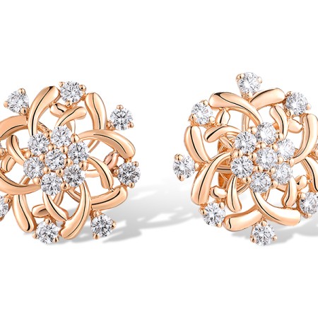 14KR Earrings Diamond (E318827DIA14KR)