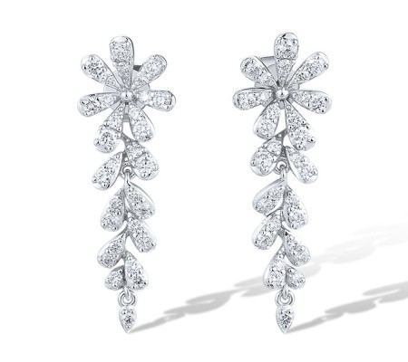14KW Earrings Diamond (E318828DIA14KW)