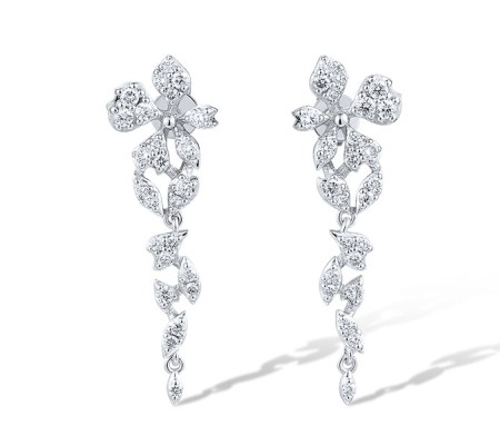 14KW Earrings Diamond (E318830DIA14KW)