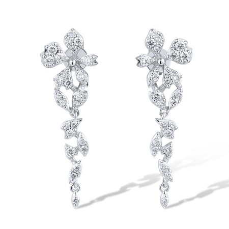 14KW Earrings Diamond (E318830DIA14KW)