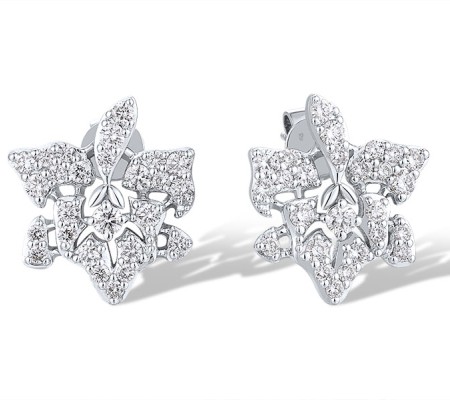 14KW Earrings Diamond (E318831DIA14KW)