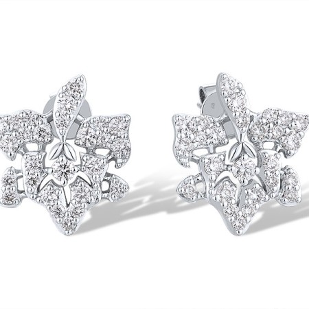 14KW Earrings Diamond (E318831DIA14KW)