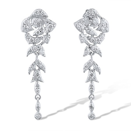 14KW Earrings Diamond (E318853DIA14KW)