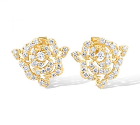 14KY Earrings Diamond (E318856DIA14KY)