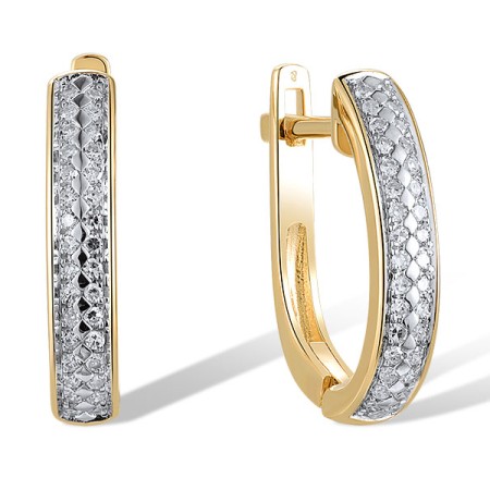 14KYW Earrings Diamond (E318913DIA14KYW)