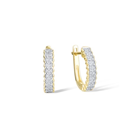 14KYW Earrings Diamond (E318914DIA14KYW)