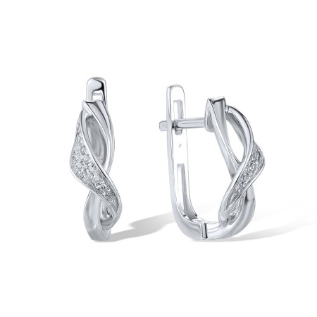14KW Earrings Diamond (E318929DIA14KW)
