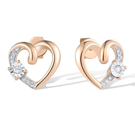14RTT Earrings Diamond (E318972DIA14RTT)