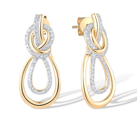 14KYW Earrings Diamond (E318973DIA14KYW)