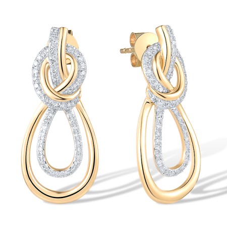 14KYW Earrings Diamond (E318973DIA14KYW)