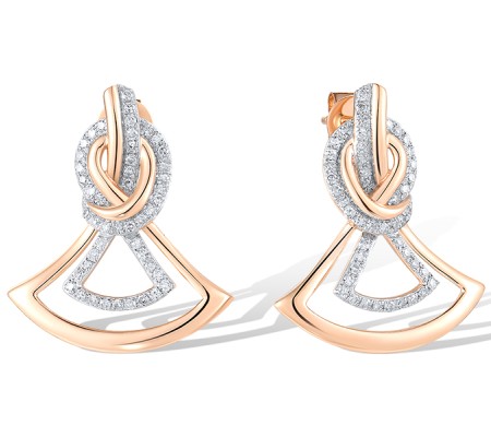 14KRW Earrings Diamond (E318974DIA14KRW)