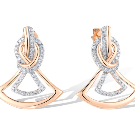 14KRW Earrings Diamond (E318974DIA14KRW)