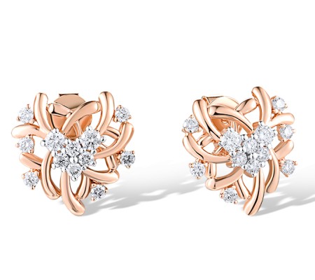 14KRW Earrings Diamond (E318982DIA14KRW)