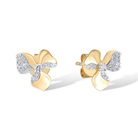 14KYW Earrings Diamond (E319007DIA14KYW)
